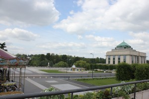 Vue de la terrasse. Côté bibliothèque - Photo Gaspar Païva